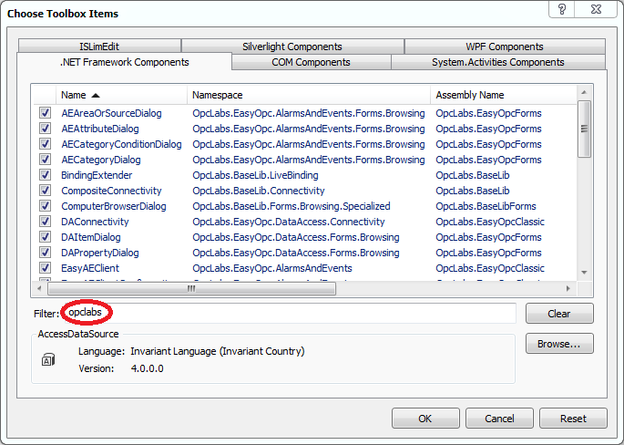 Troubleshooting Visual Studio Toolbox